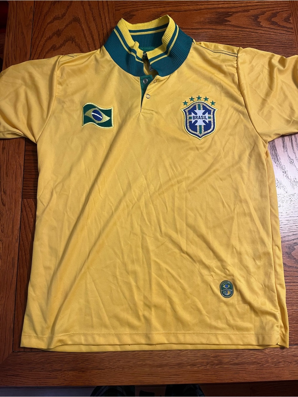 Brazil Polo Yellow Shirt